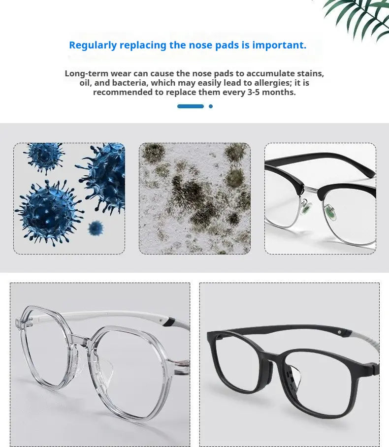 Insert-type nose pads