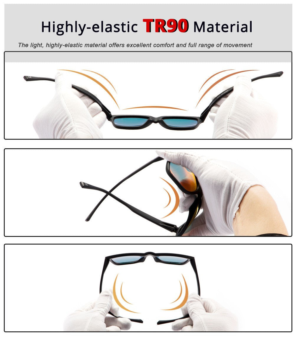 Kdream Retro Square Groove Solid Blue - SekelBoer