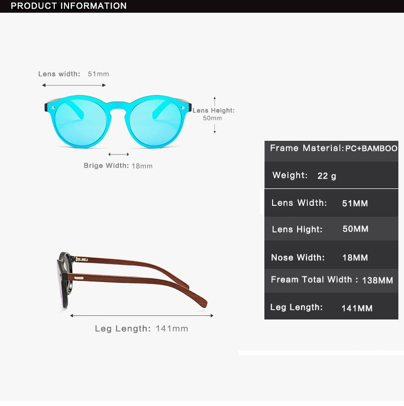 Wooden Cat Eye Newtown Nutwood - SekelBoer