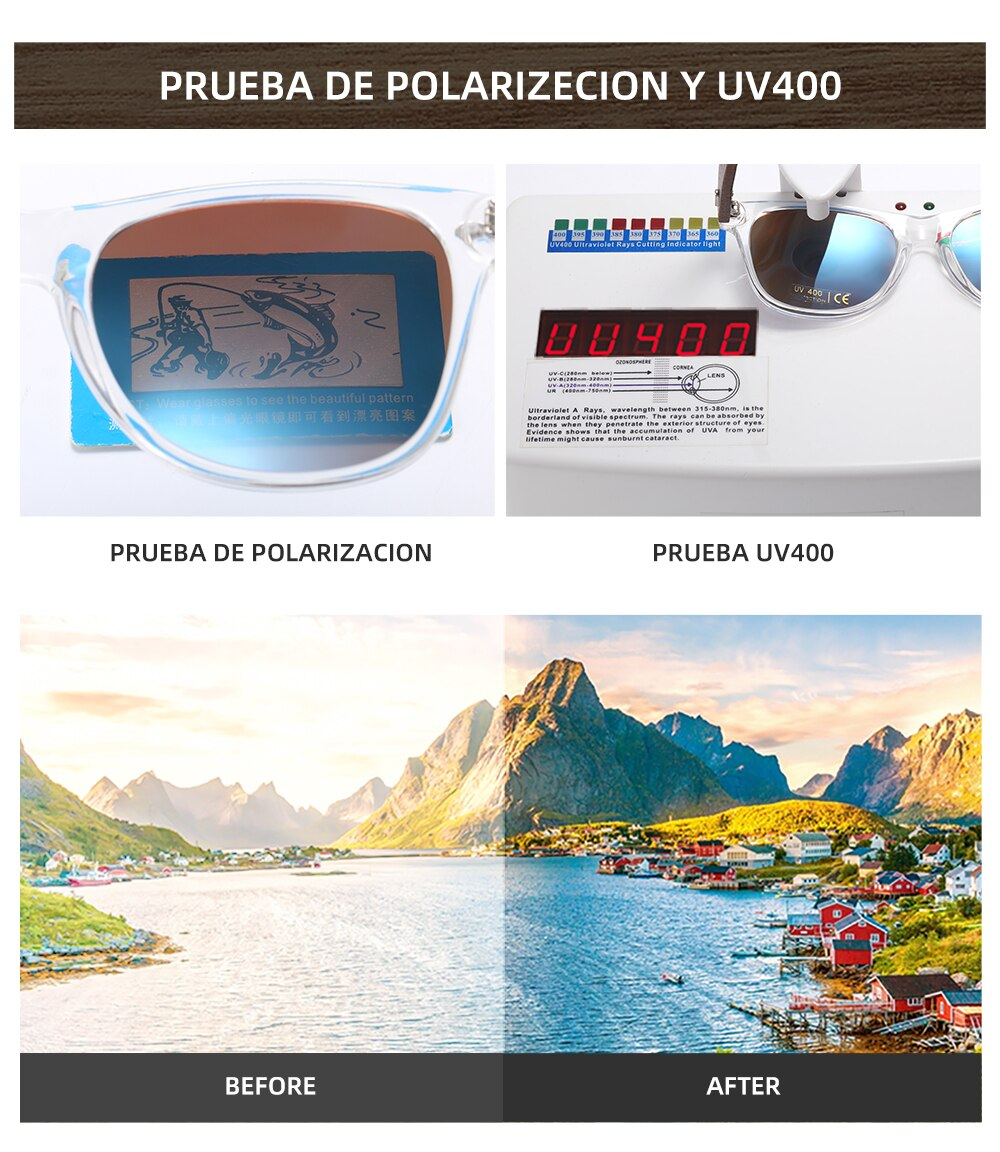 SekelBoer Polarized WalNut & Transparent Frame Pink_Lens - SekelBoer