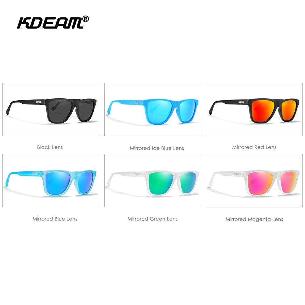 Kdream Retro Square Groove Solid Blue - SekelBoer