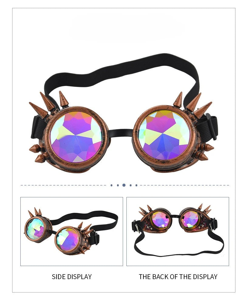 Cosmic Copper Spike Kaleido-Goggles