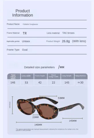 Dune Drifter Foldable Sunglasses