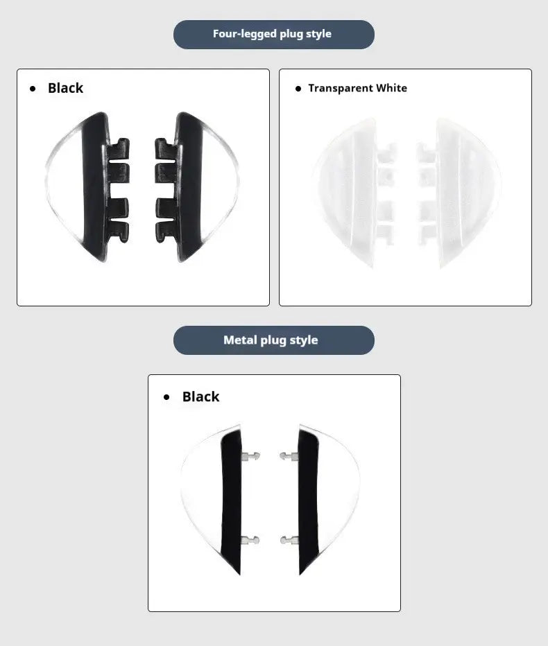 Insert-type nose pads