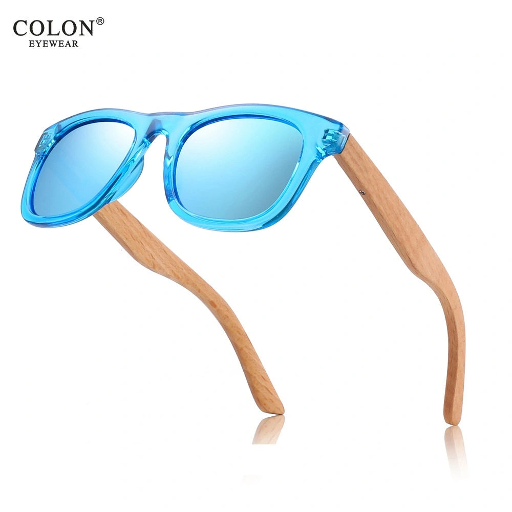 Little EarthHero Bamboo Polarized Shades Black