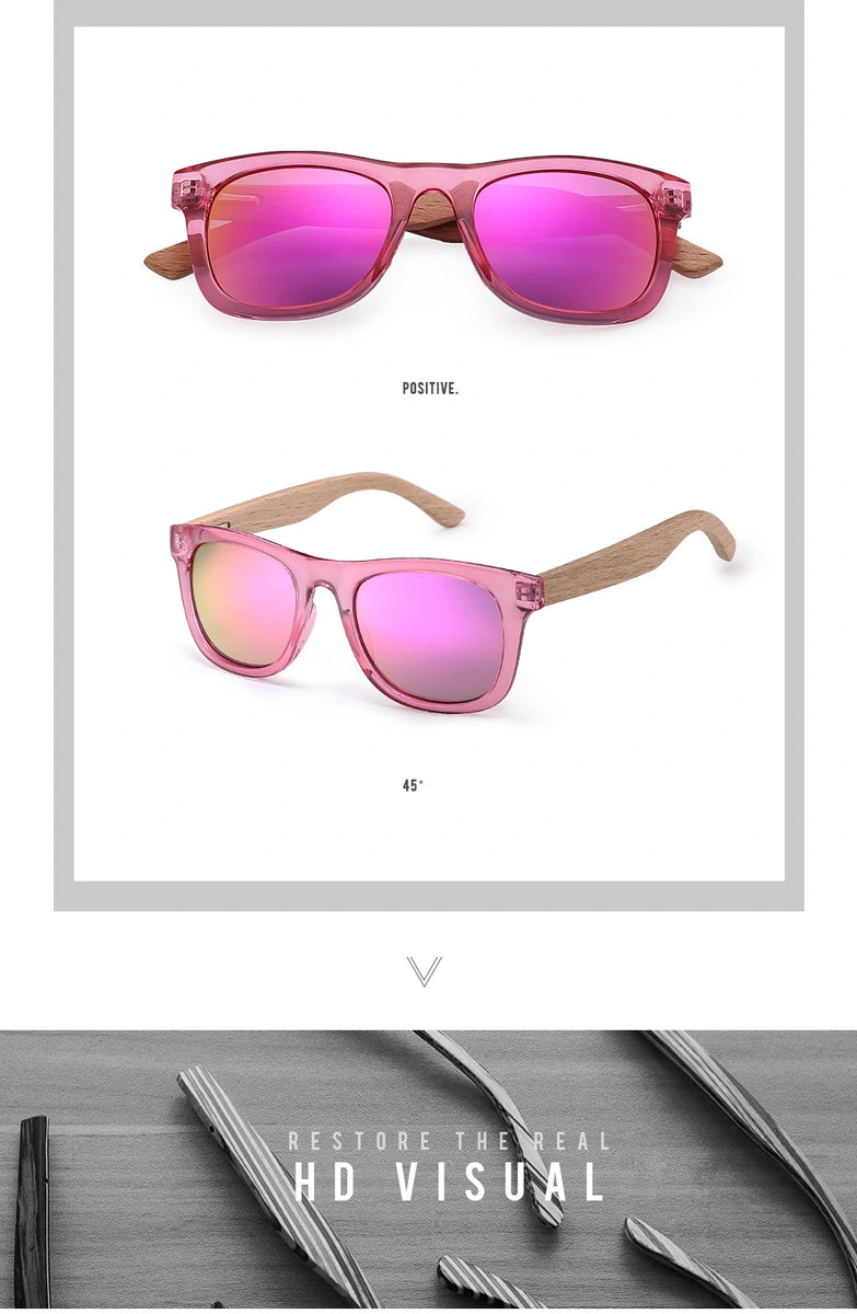 Little EarthHero Bamboo Polarized Shades