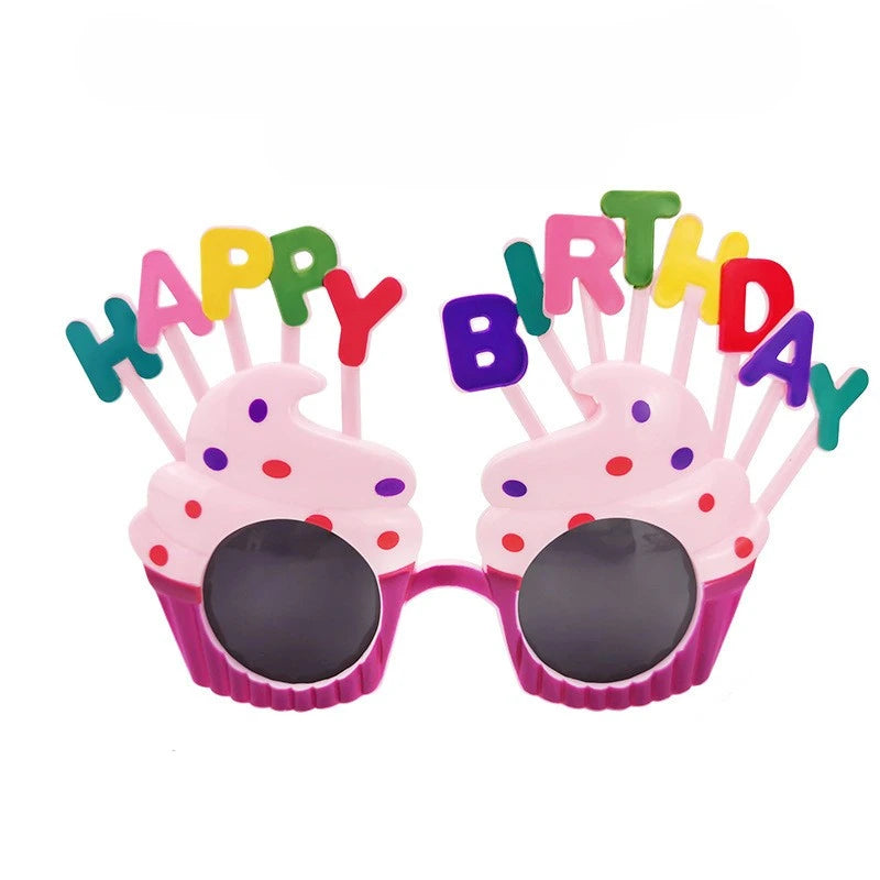 Party Pop Birthday Shades – Purple Glitter