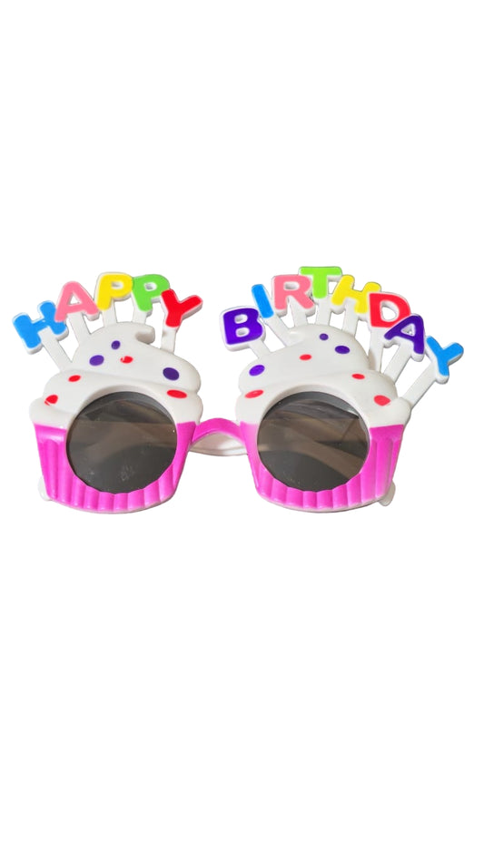 Party Pop Birthday Shades – White Cream