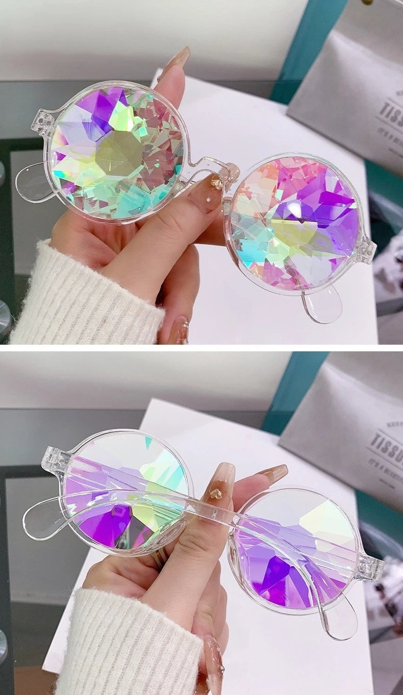Prism Party Vision – Clear Kaleido Sunnies