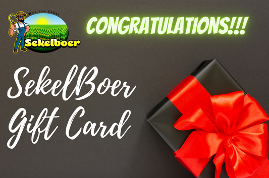 SekelBoer gift card - SekelBoer