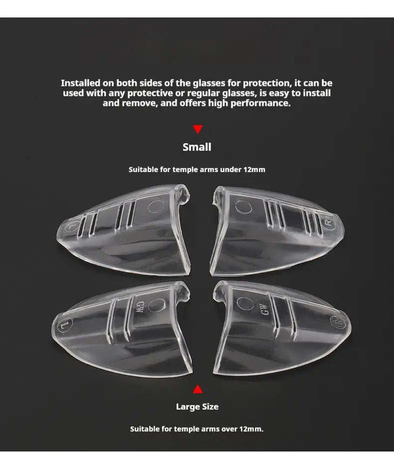 SekelBoer Silicone Eyeglass Side Guards