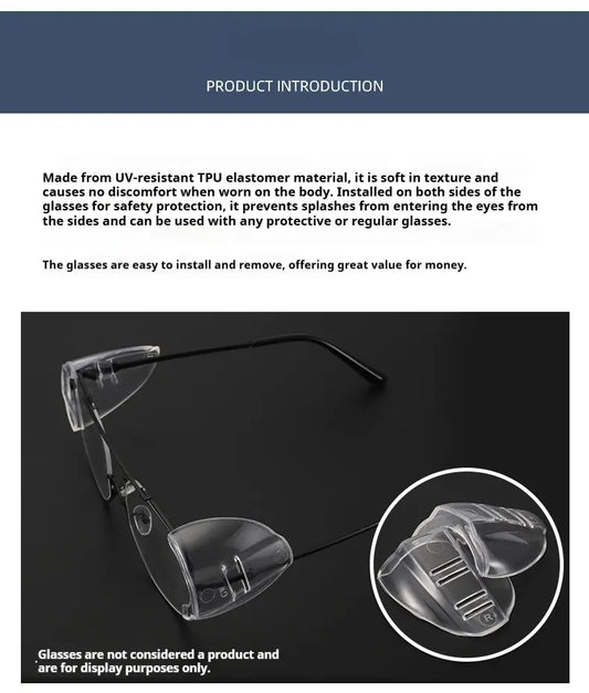 SekelBoer Silicone Eyeglass Side Guards