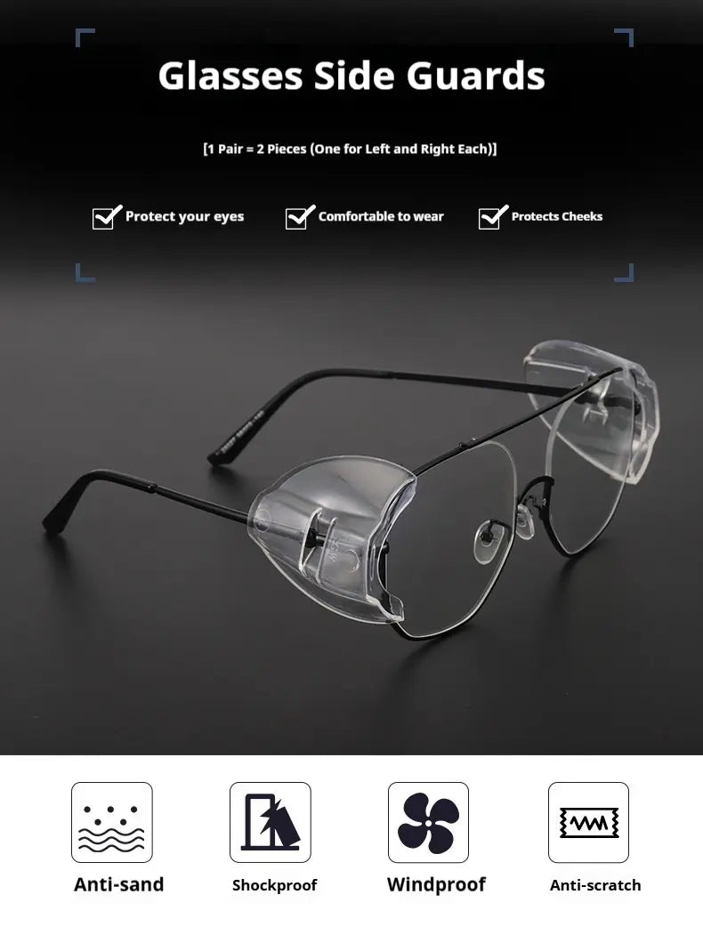 SekelBoer Silicone Eyeglass Side Guards