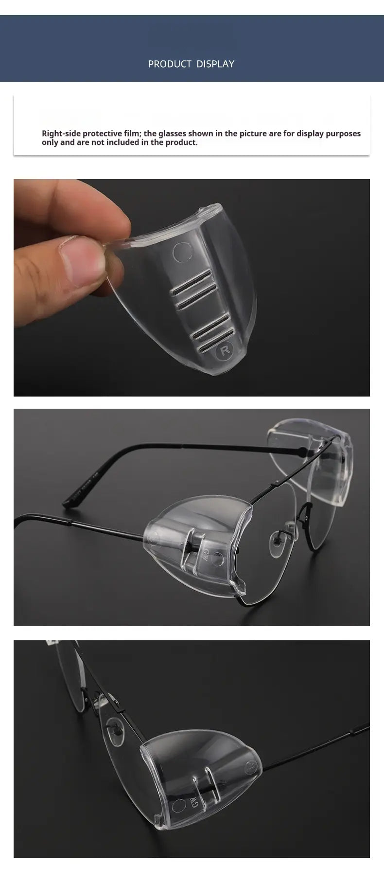 SekelBoer Silicone Eyeglass Side Guards
