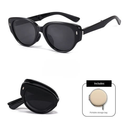 SekelBoer Polarized Folding Shades - Onyx Flipster