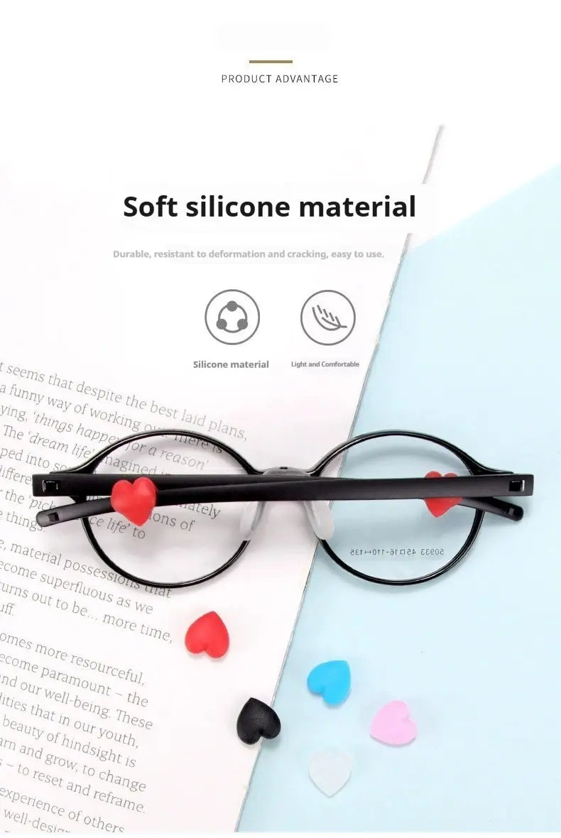 Silicone Anti-Slip Ear Grip Hook Hearts