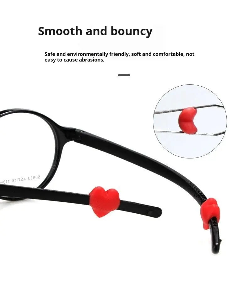 Silicone Anti-Slip Ear Grip Hook Hearts