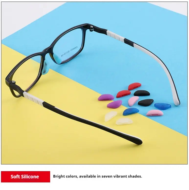 Crescent-Shaped Silicone Insert Nose Pads