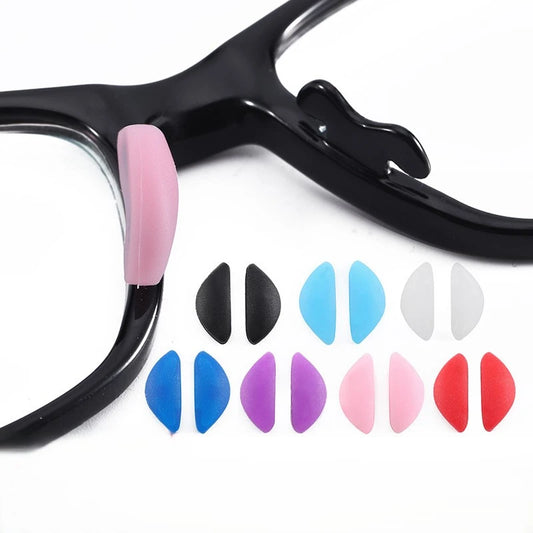 Crescent-Shaped Silicone Insert Nose Pads