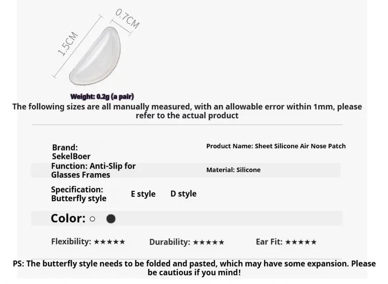 Soft gel self adhesive pads