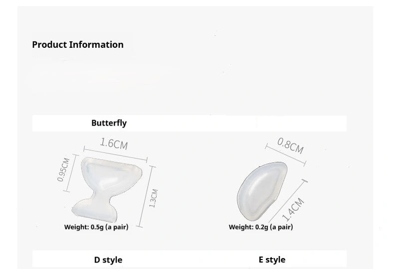 Soft gel self adhesive pads