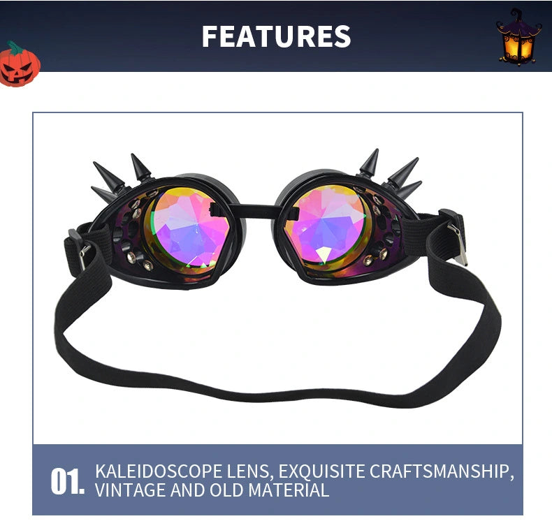Cosmic Copper Spike Kaleido-Goggles