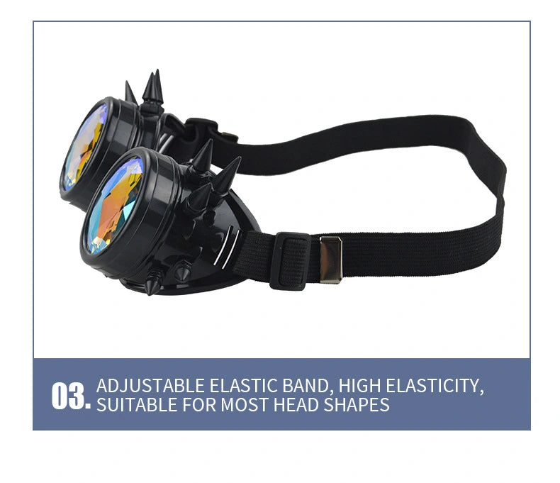 Cosmic Copper Spike Kaleido-Goggles