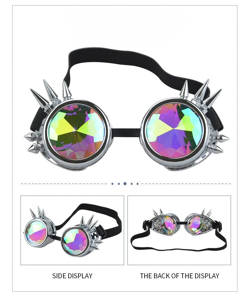 Steampunk Prism Frenzy Kaleidoscope Goggles