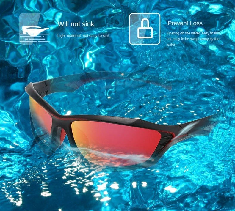 Floating Polarized Azure Horizon Sport Sunglasses - SekelBoer