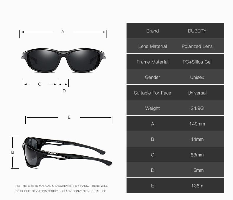 Dubery Range Black Lens - SekelBoer