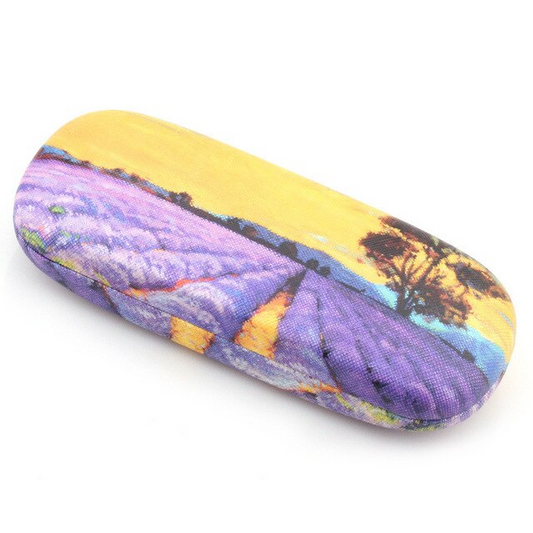 SekelBoer Oil Painting Range Purple Fields Sunglasses Case - SekelBoer