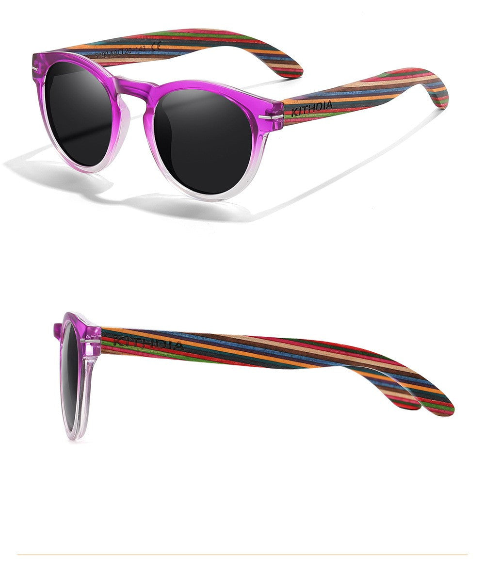 Polarized Wood Vivid Magenta Hues - SekelBoer