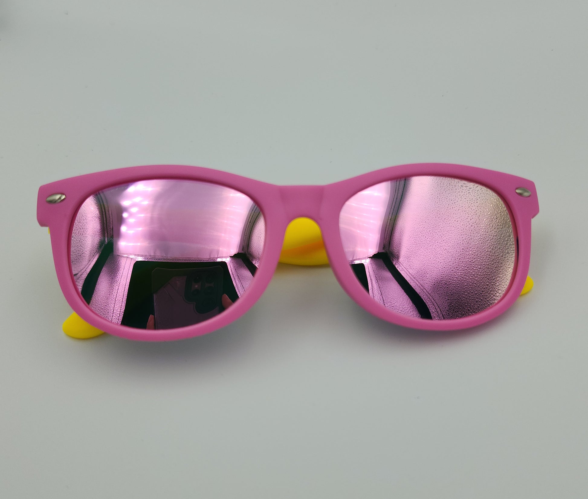 SekelBoer Kids_Polarized_Silicone_Pink_Yellow - SekelBoer