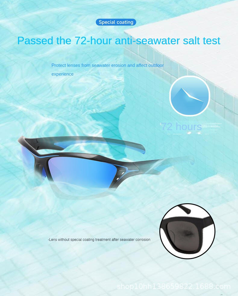 Floating Polarized Azure Horizon Sport Sunglasses - SekelBoer