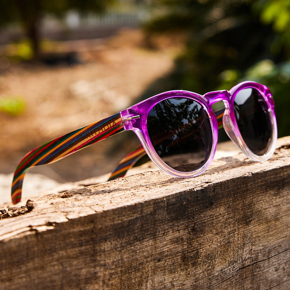 Polarized Wood Vivid Magenta Hues - SekelBoer