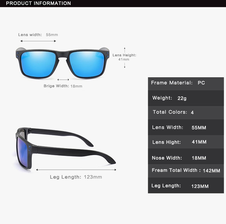 SekelBoer Polarized Square Azure Aura - SekelBoer