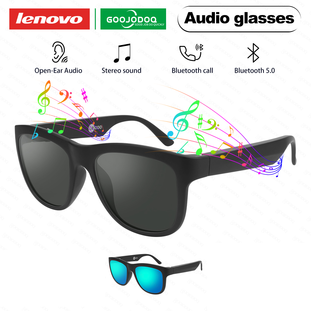 SekelBoer Tech Range Lenovo Bluetooth Sunglasses Black - SekelBoer