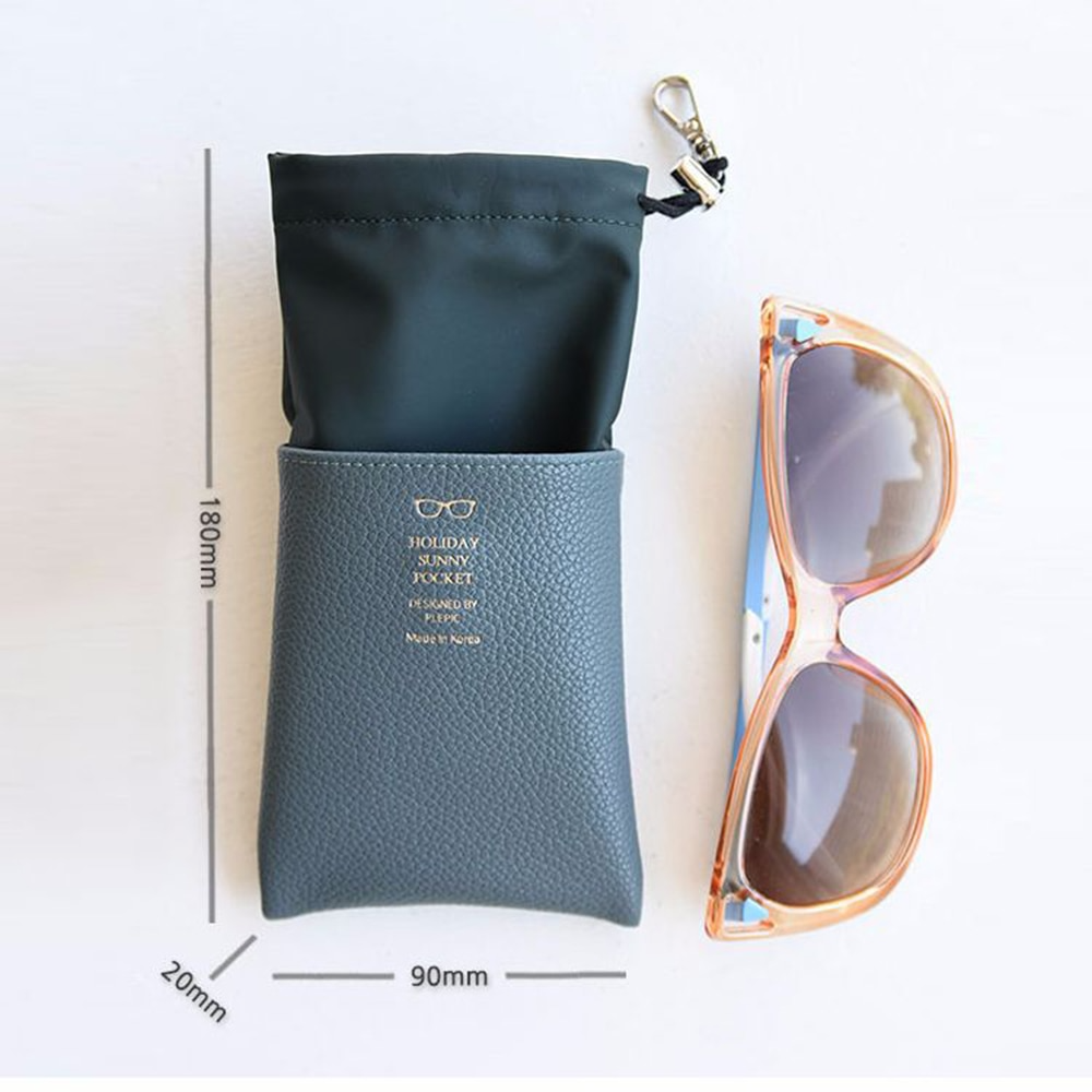 Soft Leather Glasses Pouch - SekelBoer