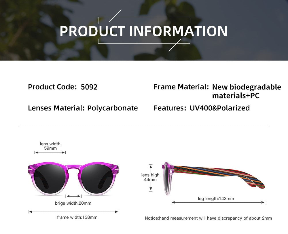 Polarized Wood Vivid Magenta Hues - SekelBoer