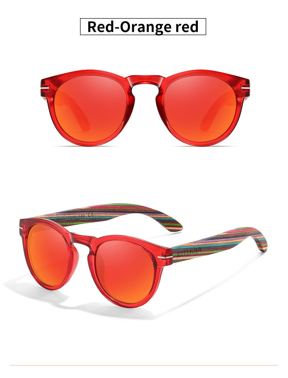 Polarized Wood Crimson Horizon Rounds - SekelBoer