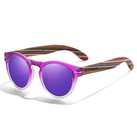 Polarized Wood Violet Vogue Rounds - SekelBoer