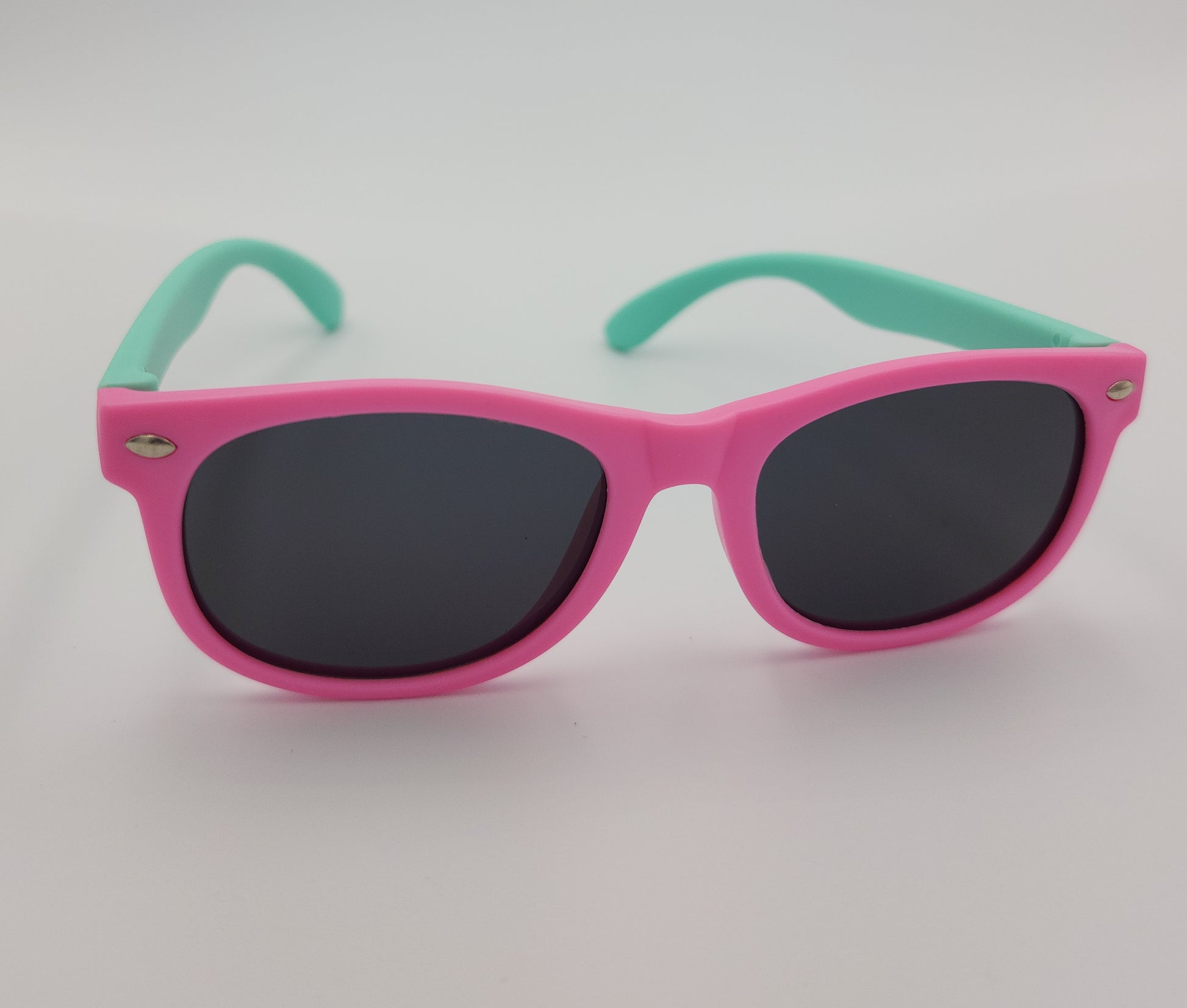 SekelBoer Kids_Polarized_Silicone_Pink_Turquoise - SekelBoer