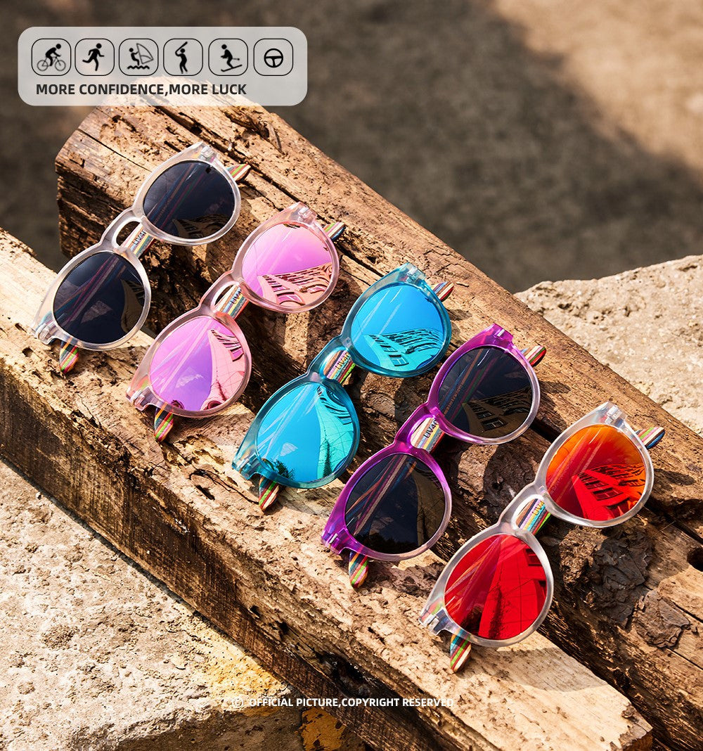 Polarized Wood Vivid Magenta Hues - SekelBoer