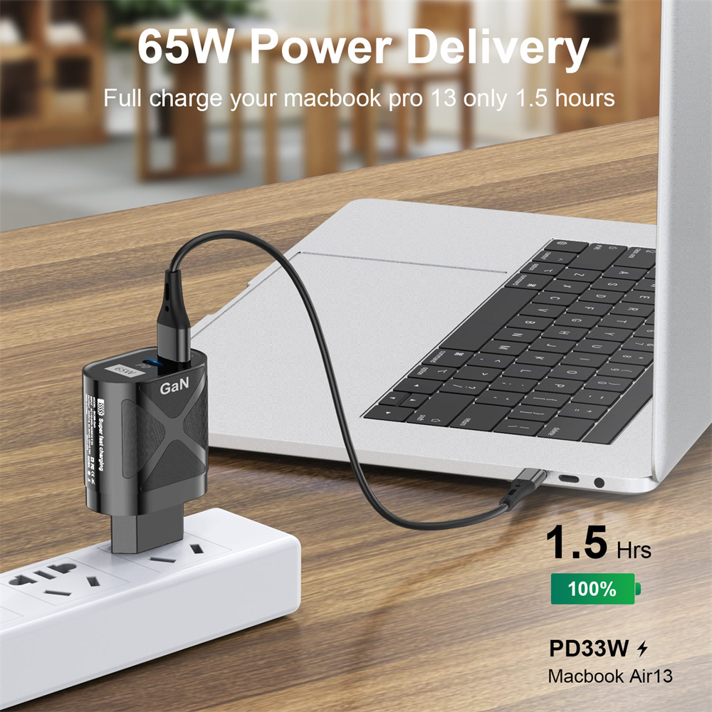 65W GaN Fast Charge Adapter - SekelBoer