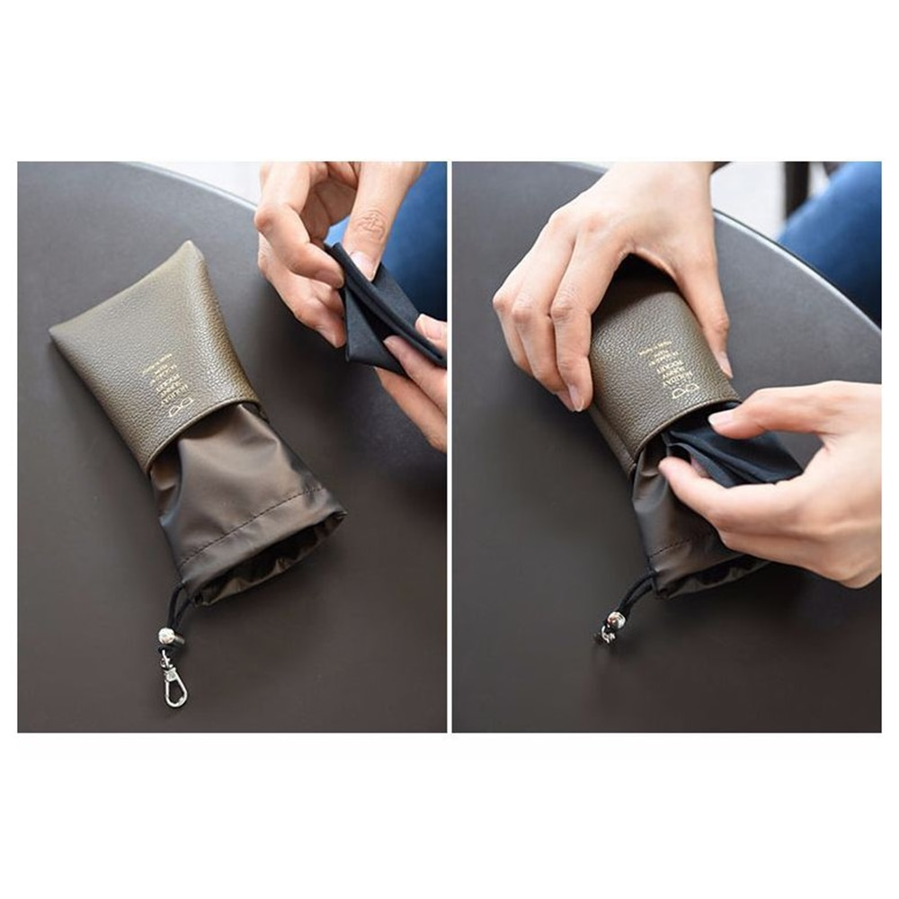Soft Leather Glasses Pouch - SekelBoer