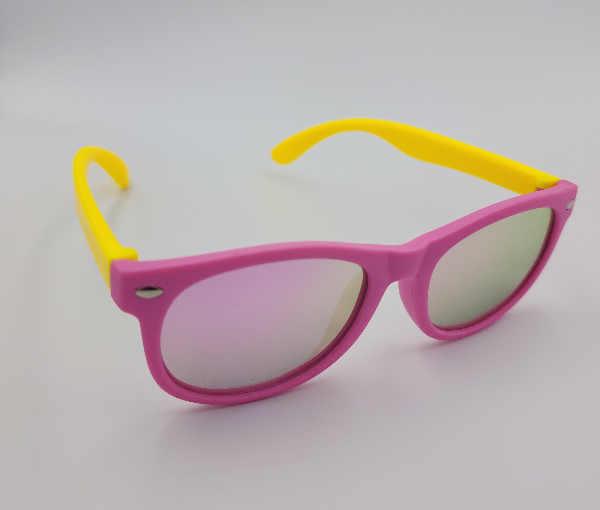 SekelBoer Kids_Polarized_Silicone_Pink_Yellow - SekelBoer