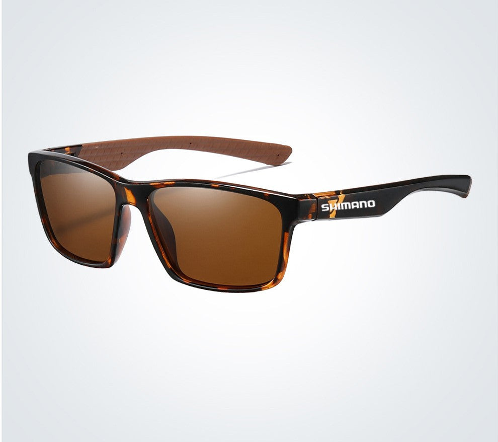 SHIMANO Polarized Fishing Sunglasses Brown - SekelBoer