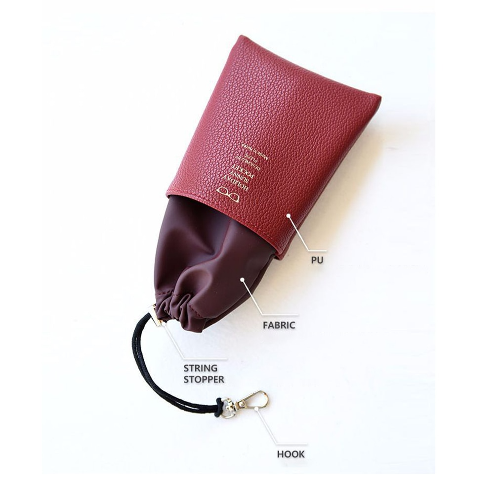 Soft Leather Glasses Pouch - SekelBoer