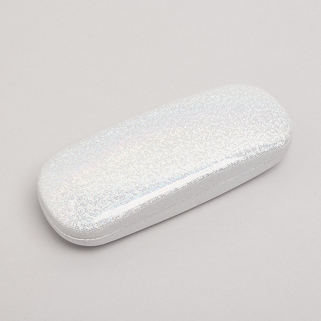 SekelBoer Glitter Rang White Sunglasses Case - SekelBoer