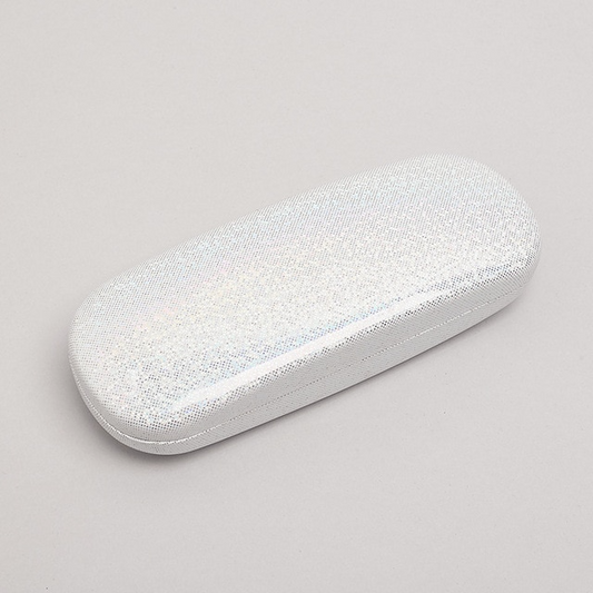 SekelBoer Glitter Rang White Sunglasses Case - SekelBoer